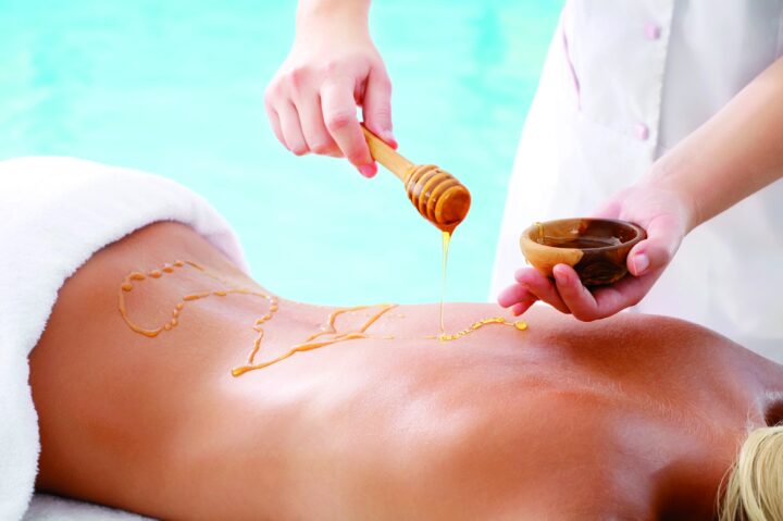 Honig-Massage
